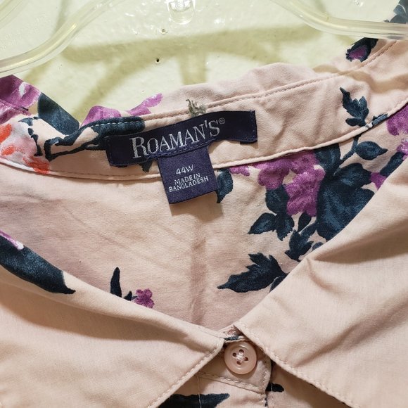 WOMEN'S PLUS SIZE 44 ROAMANS BLOUSE - Picture 4 of 5